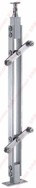 不锈钢立柱-1204(挂玻璃立柱)图片/图集/全图