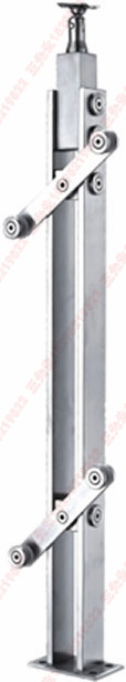 不锈钢立柱-1205(挂玻璃立柱)图片/图集/全图